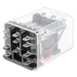 1 pcs - TE Connectivity Plug In Power Relay, 12V dc Coil, 10A Switching Current, 3PDT