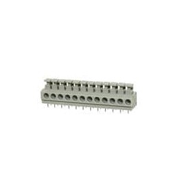 10 pcs : TBL001-500-12GY-2GY - Fixed Terminal Blocks Terminal block, screwless, 5.00, horizontal, 12 poles, cool gray