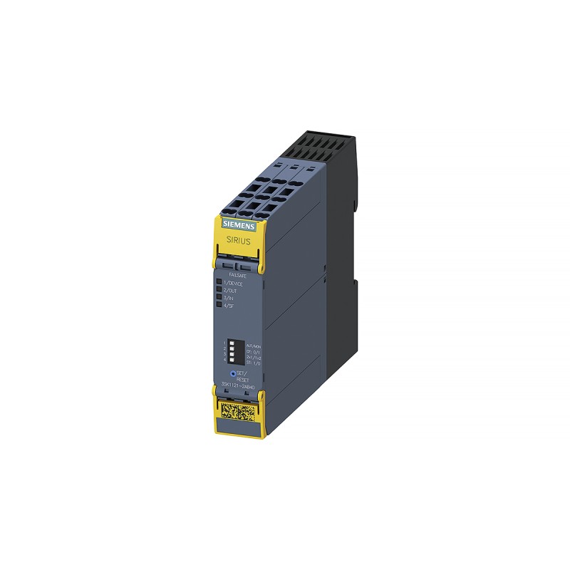 1 pcs - Siemens Single-Channel Safety Relay, 24V dc, 4 Safety Contacts