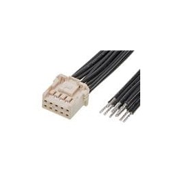 10 pcs : 221956-1102 - Rectangular Cable Assemblies iGrid-to-Pigtail (OTS) Cable Assembly Dual Row 150mm Length 10 Circuits Natu