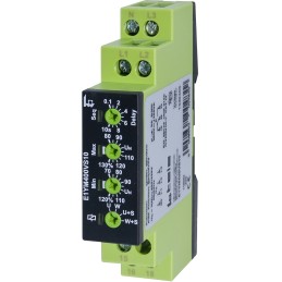 1 pcs - Tele Phase, Voltage Monitoring Relay, 1, 3 Phase, SPDT, Maximum of 400 V, DIN Rail
