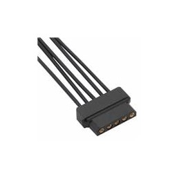 10 pcs : M80-8980501 - Power to the Board 5 Pos. Fem SIL Cbl Conn. Kit, for Latch
