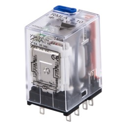 1 pcs - Carlo Gavazzi Plug In Power Relay, 24V dc Coil, 10A Switching Current, DPDT