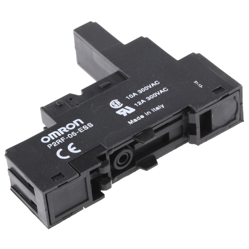 1 pcs - Omron P2RF 250V ac DIN Rail Relay Socket, for use with G2R Relay