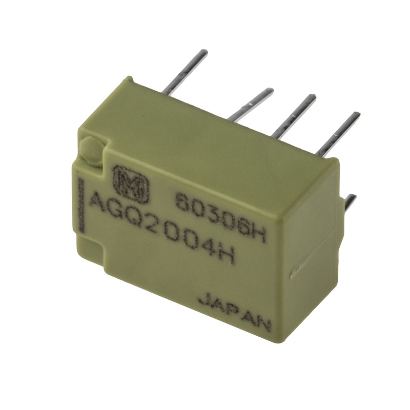 1 pcs - Panasonic DPDT Non-Latching Relay PCB Mount, 4.5V dc Coil