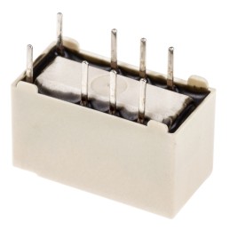 1 pcs - Omron PCB Mount Signal Relay, 24V dc Coil, 2A Switching Current, DPDT