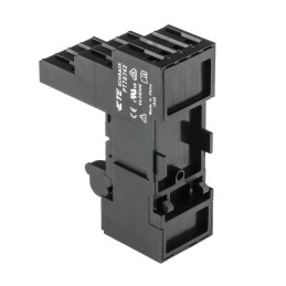 1 pcs - TE Connectivity 4 Pin 240V ac DIN Rail Relay Socket, for use with PT5 Series