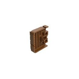 10 pcs : AWB-51PDR - Automotive Connectors Right Wedgelock for 102 Position Receptacle, (51 Positions), Keyed D, Brown