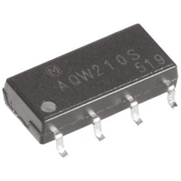 1 pcs - Panasonic Solid State Relay, 80 mA Load, PCB Mount, 400 V Load, 1.5 V Control