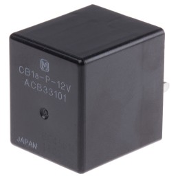 1 pcs - Panasonic PCB Mount Automotive Relay, 12V dc Coil Voltage, 40A Switching Current, SPST