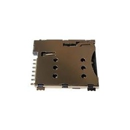 10 pcs : MSCCP-A1-06-SG-SW-T/R - SIMM Connectors MINI SIM CARD CONNECTOR