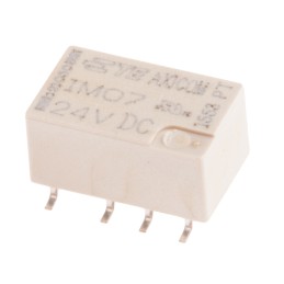 1 pcs - TE Connectivity Surface Mount Signal Relay, 24V dc Coil, 2A Switching Current, DPDT