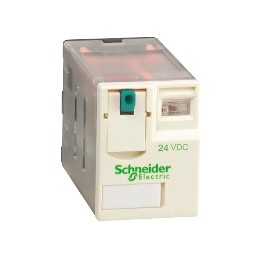 1 pcs - Schneider Electric Plug In Power Relay, 24V dc Coil, 3A Switching Current, 4PDT