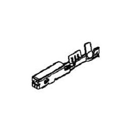 10 pcs : 15445904-L - Automotive Connectors TERM MICRO F SN PLTD UNSLD