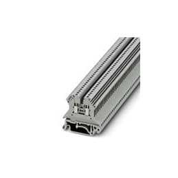 10 pcs : 3005837 - DIN Rail Terminal Blocks UK 1.5N 4.2mm FEED THRU 300V 15A GRAY