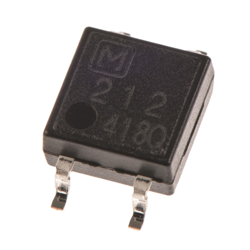 1 pcs - Panasonic Solid State Relay, 500 mA Load, PCB Mount, 60 V Load, 1.5 V Control