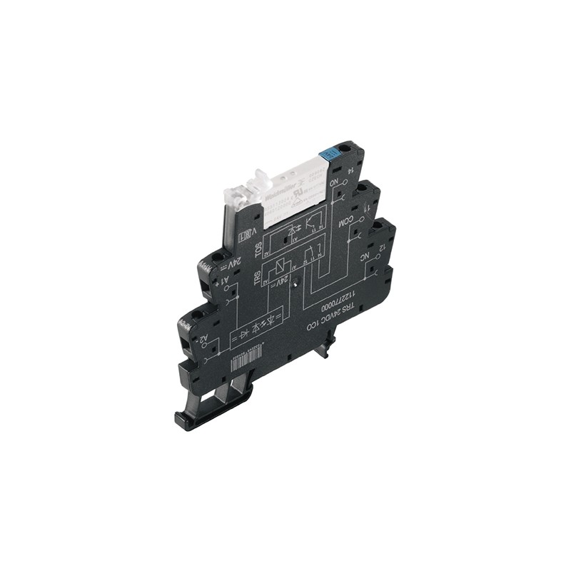 1 pcs - Weidmuller TRS Series Interface Relay, DIN Rail Mount, 120V Coil, SPDT, 1-Pole