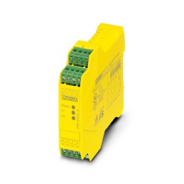 1 pcs - Phoenix Contact Single-Channel Emergency Stop, Safety Switch/Interlock Safety Relay, 24V ac/dc, 4 Safety Contacts