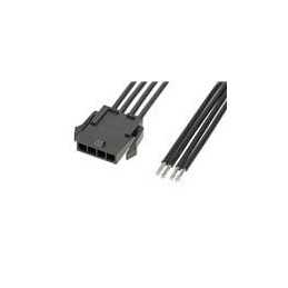 10 pcs : 214753-1041 - Rectangular Cable Assemblies Micro-Fit 3.0 SR P-S 4CKT 150 MM Sn