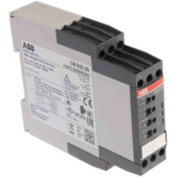 1 pcs - ABB Voltage Monitoring Relay, 1 Phase, DPDT, 3-30 V, 6-60 V, 30-300 V, 60-600 V, DIN Rail