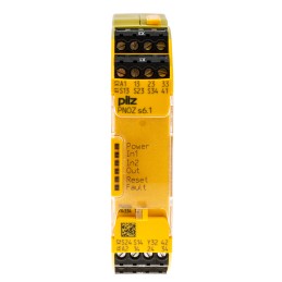 1 pcs - Pilz Dual-Channel Two Hand Control Safety Relay, 24V dc, 3 Safety Contacts
