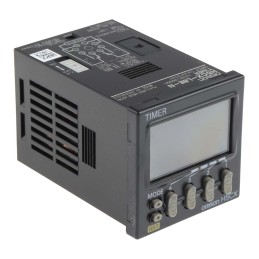 1 pcs - Omron H5CX Series Panel Mount Timer Relay, 100 - 240V ac, 1-Contact, 0.001 s - 9999h, SPDT