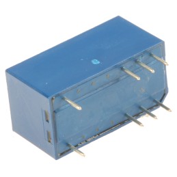 1 pcs - Meder PCB Mount Reed Relay, 12V dc Coil, DPDT, 175V dc Max, 680Ω