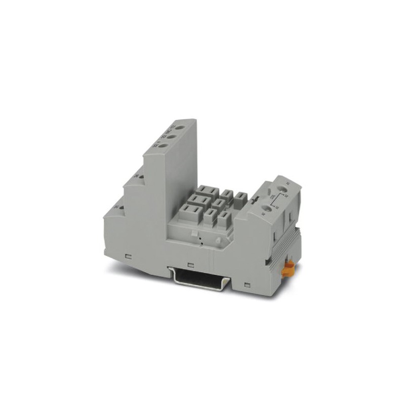 1 pcs - Phoenix Contact RIF-4-BSC 3 Pin 250 V dc, 400V ac DIN Rail Relay Socket, for use with RIF Series
