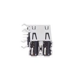 10 pcs : XM7A-0442-A - USB Connectors RA Term w/Kink Term Model A with 2 tiers