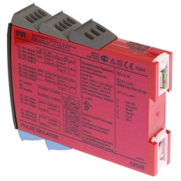 1 pcs - PR Electronics 2 Channel Galvanic Barrier, Pulse Isolator, Relay Output, ATEX, IECEx