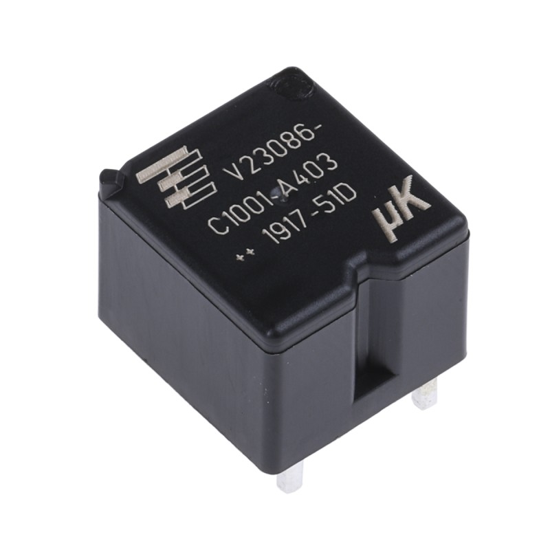 1 pcs - TE Connectivity PCB Mount Automotive Relay, 12V dc Coil Voltage, 25A Switching Current, SPDT