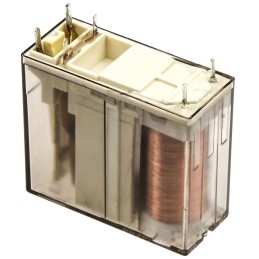 1 pcs - TE Connectivity PCB Mount Non-Latching Relay, 12V dc Coil, 16A Switching Current, SPST