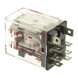 1 pcs - RS PRO Plug In Power Relay, 240V ac Coil, 10A Switching Current, DPDT