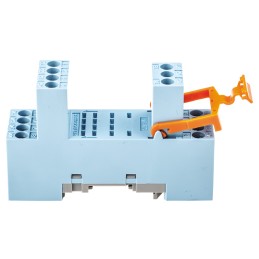 1 pcs - Releco MRC 14 Pin 250V ac DIN Rail Relay Socket, for use with 4 Pole QRC Series