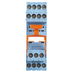 1 pcs - Releco MRC 14 Pin 250V ac DIN Rail Relay Socket, for use with 4 Pole QRC Series