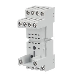 1 pcs - ABB CR-M DIN Rail Relay Socket, for use with CR-M Interface Relay