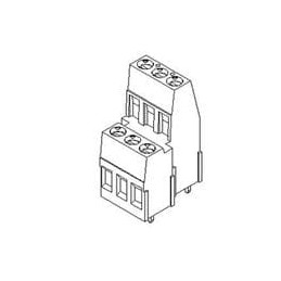 10 pcs : 39880-0704 - Fixed Terminal Blocks HIGH PROFILE 2 LEVEL 5.08 4 ASY