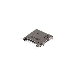 10 pcs : MSD4-1-A - Memory Card Connectors 19 Positions, Push In, Auto Eject Out, SMT, 2.25 mm Height Above Board, 3u'