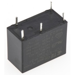 500 pcs - TE Connectivity PCB Mount Power Relay, 5V dc Coil, 10A Switching Current, SPDT