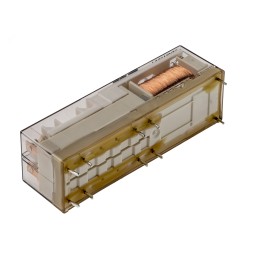 10 pcs - TE Connectivity PCB Mount Force Guided Relay, 24V dc Coil Voltage, 4 Pole, 3PST, SPST