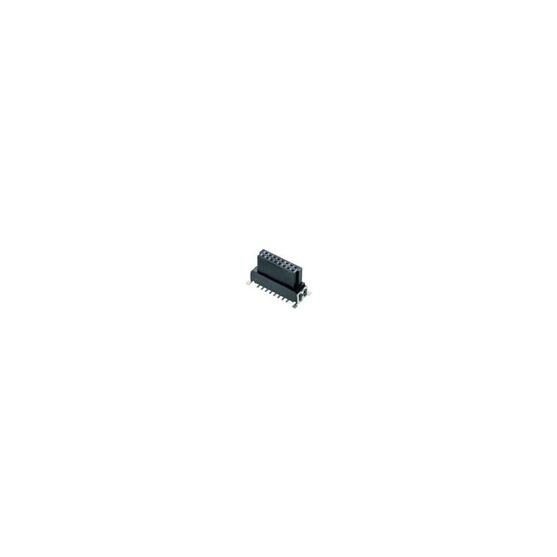 10 pcs : M55-6011642R - Board to Board & Mezzanine Connectors 16P 1.27 SMC Female Vertical SMT Type
