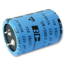 100 pcs - Vishay 120μF Electrolytic Capacitor 500V dc, Snap-In - MAL215929121E3