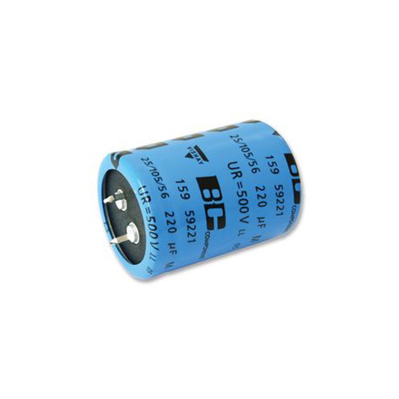100 pcs - Vishay 120μF Electrolytic Capacitor 500V dc, Snap-In - MAL215929121E3