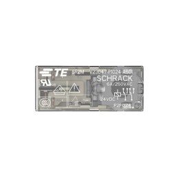 20 pcs - TE Connectivity Force Guided Relay, 24V dc Coil Voltage, 2 Pole, SPDT