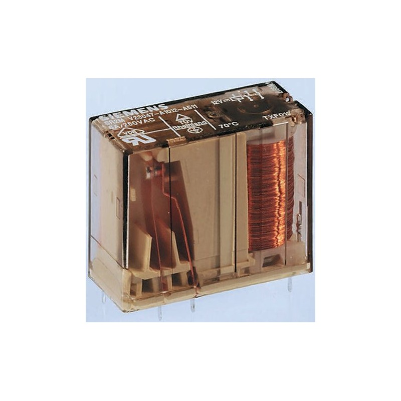 20 pcs - TE Connectivity PCB Mount Force Guided Relay, 5V dc Coil Voltage, 2 Pole, DPDT