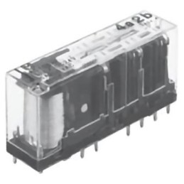 50 pcs - Panasonic PCB Mount Force Guided Relay, 24V dc Coil Voltage, 6 Pole, 3PDT