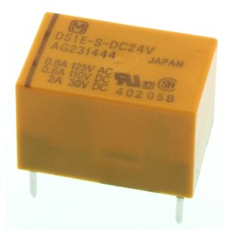 50 pcs - Panasonic PCB Mount Signal Relay, 24V dc Coil, 3A Switching Current, SPST