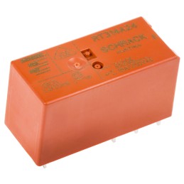 500 pcs - TE Connectivity PCB Mount Latching Power Relay, 24V dc Coil, 16A Switching Current, SPDT