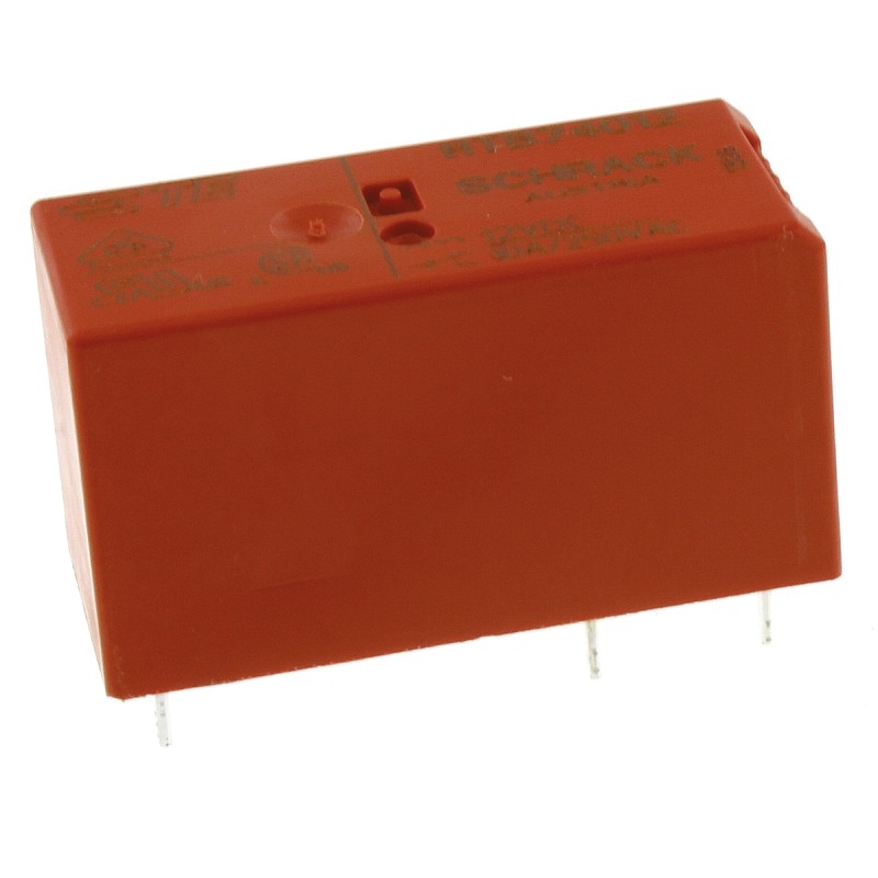 500 pcs - TE Connectivity PCB Mount Power Relay, 12V dc Coil, 12A Switching Current, SPDT