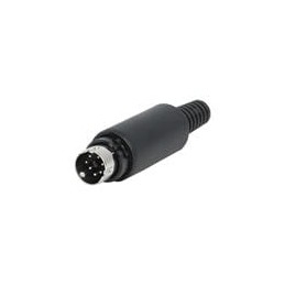 10 pcs : MD-40 - Circular DIN Connectors Mini Din Connectors
